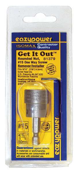 Eazypower One Way Screw Remover, No.15 81379