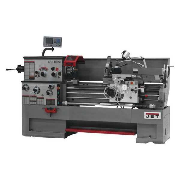 Jet Lathe, 230V AC Volts, 7 1/2 hp HP, 60 Hz, Three Phase 40 in Distance Between Centers 321469
