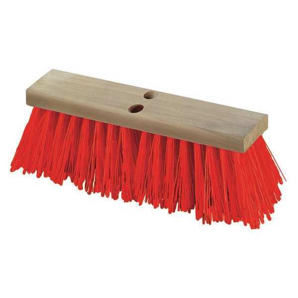 Carlisle Foodservice Flo-Pac, 16in, Heavy PP Sweep, Orange, PK12 36111624