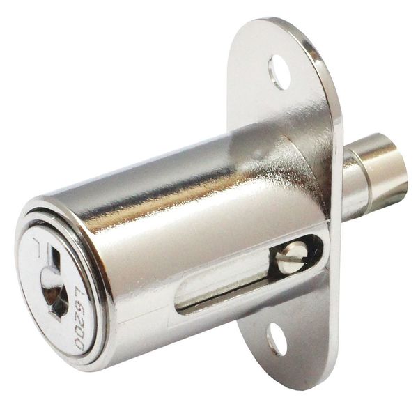 Delta Lock Sliding Door Lock, Round Bolt Plunger G SR1250R625PCSM1