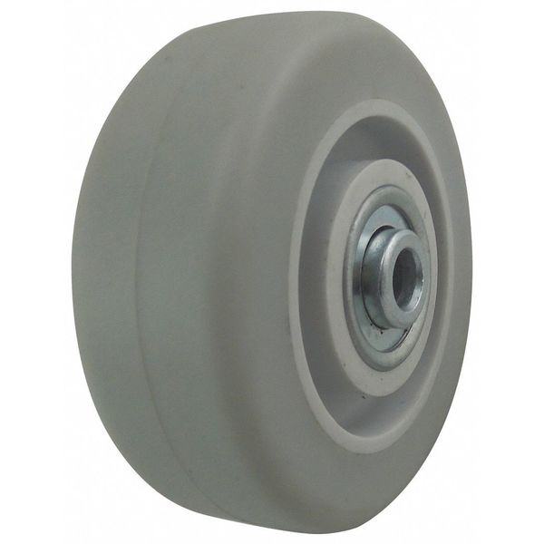 Zoro Select Caster Wheel, 3-1/2" Wheel Dia., TPR 429H32