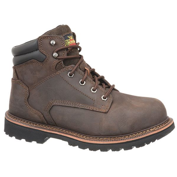 Thorogood Shoes Size 14 Unisex 6 in Work Boot Steel Work Boot, Brown ...