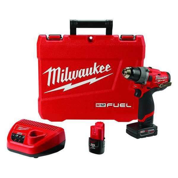Milwaukee Tool M12 FUEL 1/2" Drill Driver Kit 2503-22