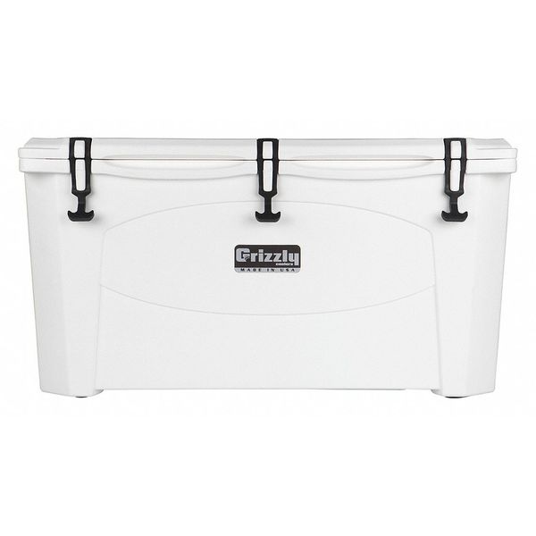 Grizzly 20-Quart Rotomolded Cooler - White