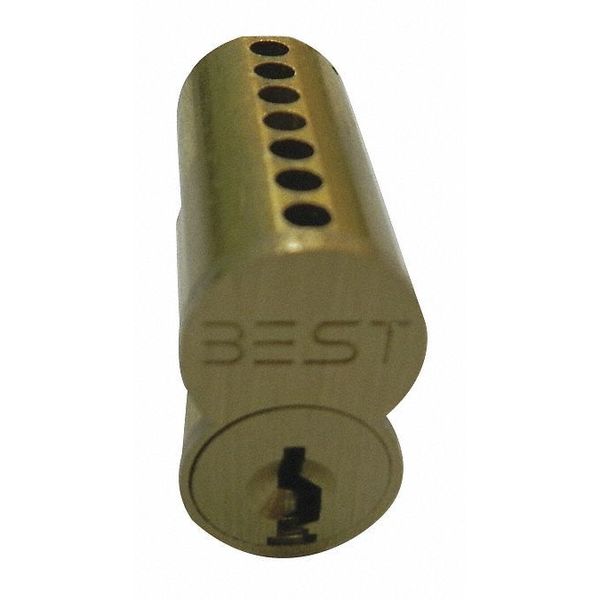 Best Interchangeable Core, Satin Brass, Keyway Type E, 6 Pins 1C6E1606