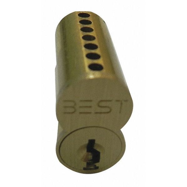 Best Interchangeable Core, Satin Brass, Keyway Type F, 6 Pins 1C6F1606