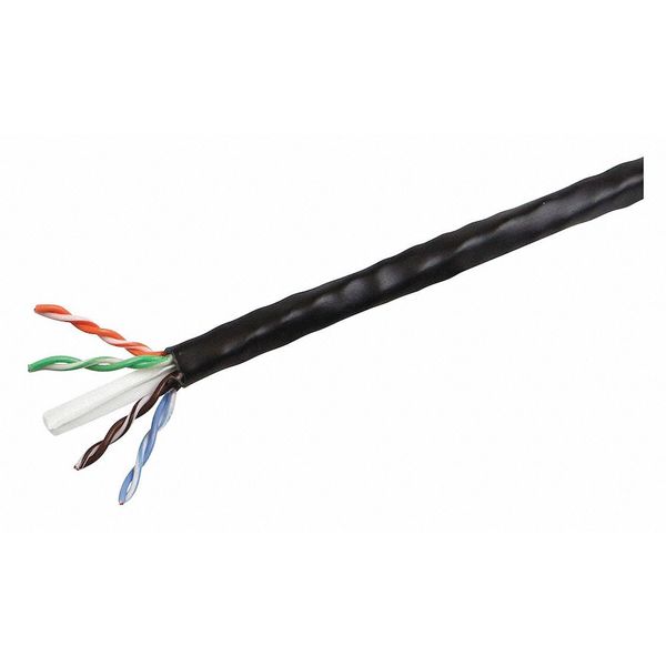 Monoprice Data Cable, 1000 ft. L, Black Jacket 12807
