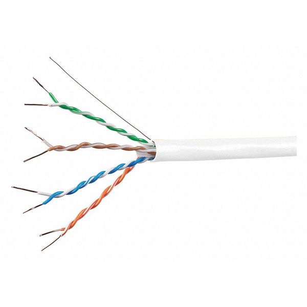 Monoprice Data Cable, 1000 ft. L, White Jacket 18601