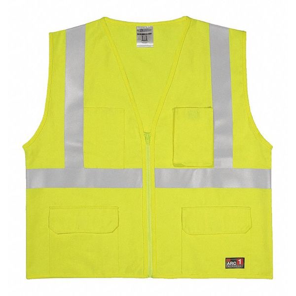Kishigo High Visibility Vest, Yellow/Green, XL GF183NF-XL
