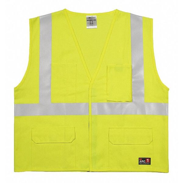 Kishigo High Visibility Vest, Yellow/Green, L/XL GF185-L-XL