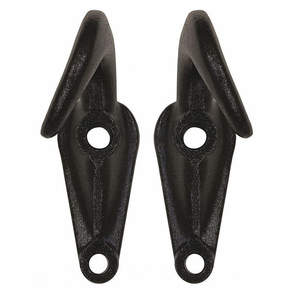 Buyers Products Black Powder Coated Drop Forged Towing Hook Pairs B2800AB