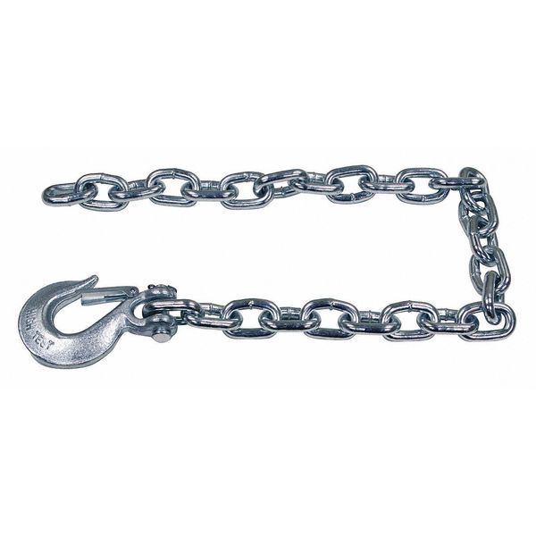 Buyers Products 3/8x42 Inch Class 4 Trailer Safety Chain With 1-Clevis Style Slip Hook-43 Proof BSC3842