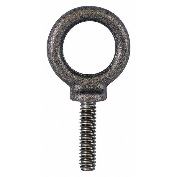 Buyers Products Machinery Eye Bolt With Shoulder, 1/2"-13, 1-1/2 in Shank, 1-3/16 in ID, Steel, Plain B56725