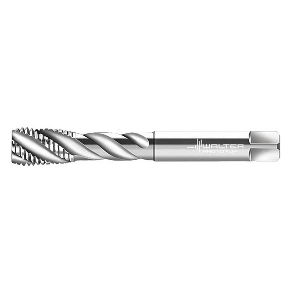 Walter Spiral Flute Tap, M36-1.50, Plug, Metric Fine, 5 Flutes, Uncoated P21569-M36X1.5