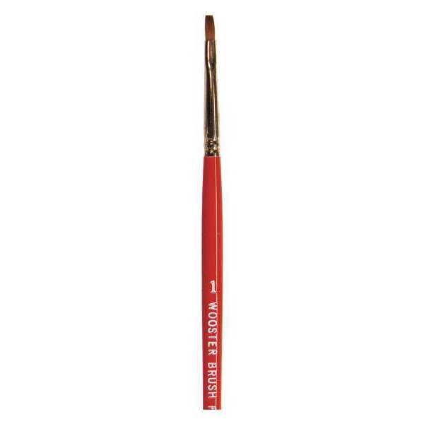 Wooster #1 Artist Paint Brush, Red Sable Bristle, 1 F1621 #1