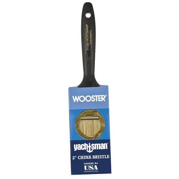 Wooster 2" Varnish Paint Brush, White China Bristle, Plastic Handle Z1120-2