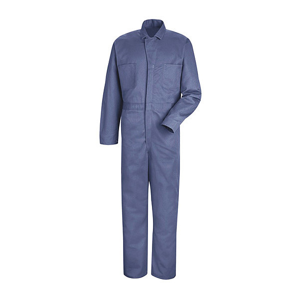 Red Kap Mens Button Front Cotton Coverall CC16PB RG 60