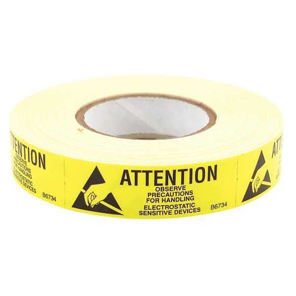 Botron Co ESD JEDC Label Roll 2inx0.625in B6734