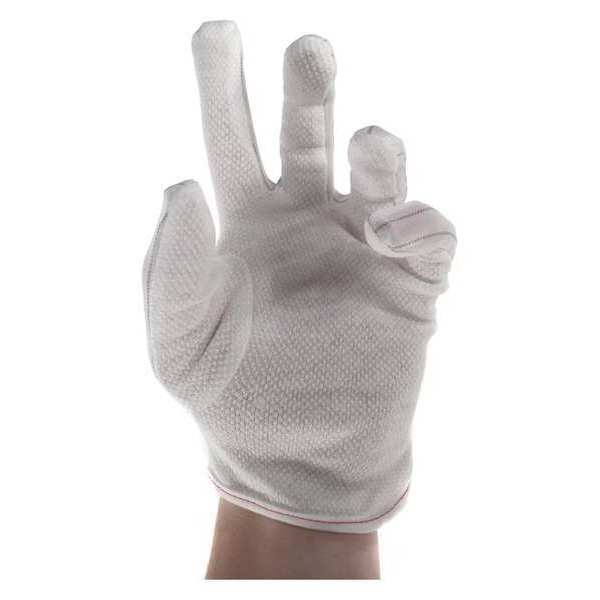Botron Co ESD PVC Dot Gloves 8in Large, PR B6823L