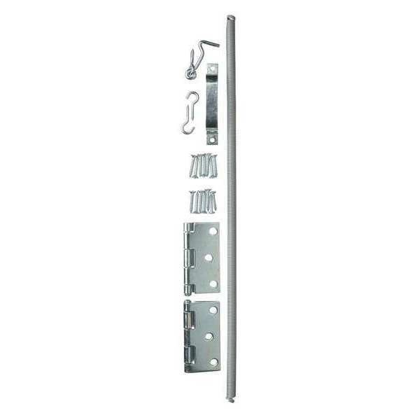 Wright Products Wooden Doors Hardware Set, Galvanized VS10GAL