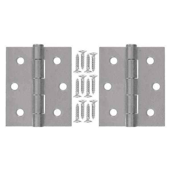 Wright Products 3" H Galvanized Steel Steel Hinge V35GAL