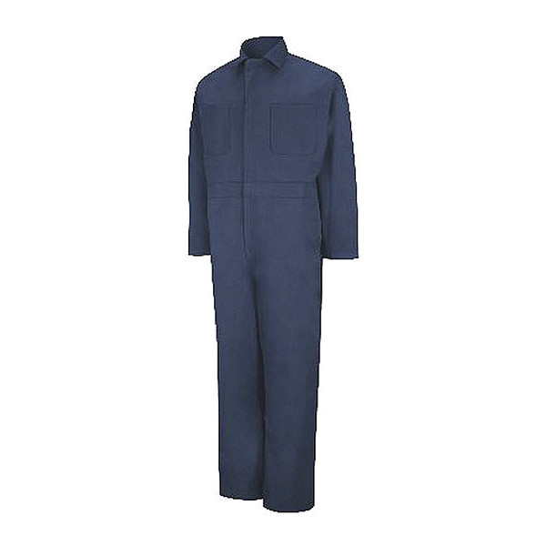 Red Kap Mns Ls Navy Action Back Coverall CT10NV RG 56
