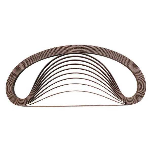 Makita Sanding Belt, 1/2" W, 21" L, 80 Grit A-34584