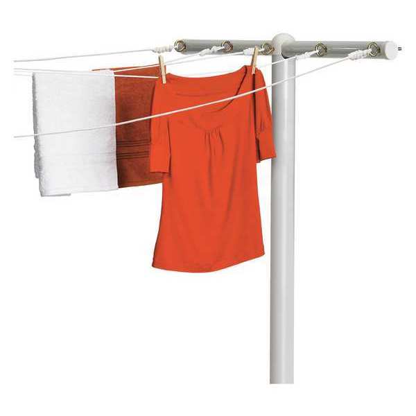Honey-Can-Do T-Post Outdoor Drying Rack, 7-Line DRY-05261