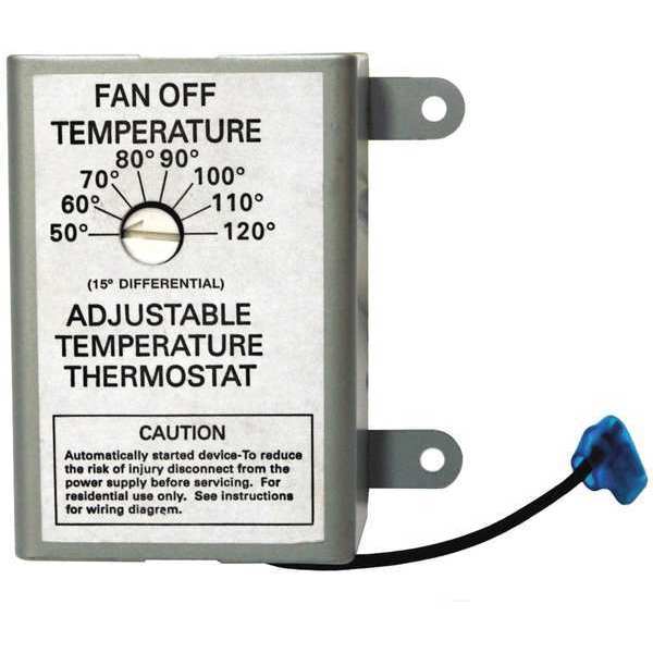 Cool Attic DC Solar Thermostat XXSOLARSTAT