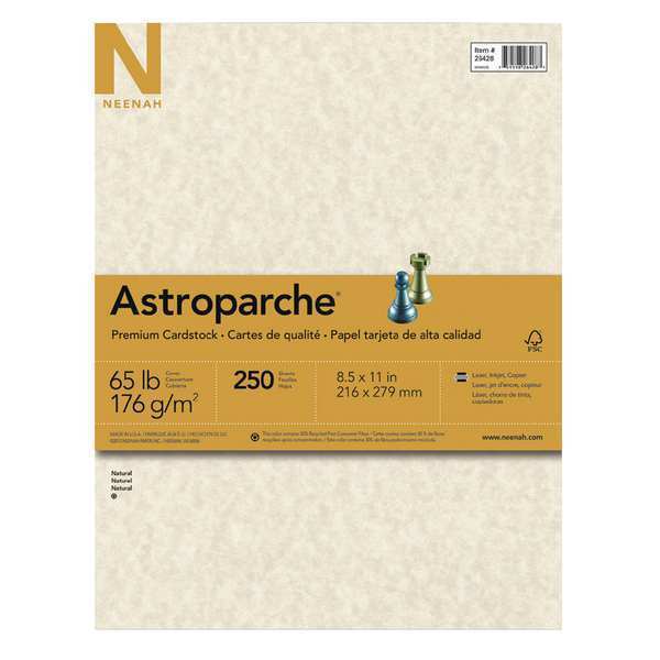 Neenah Paper SpecialtyCardtock, Natural, 250, PK250 27428