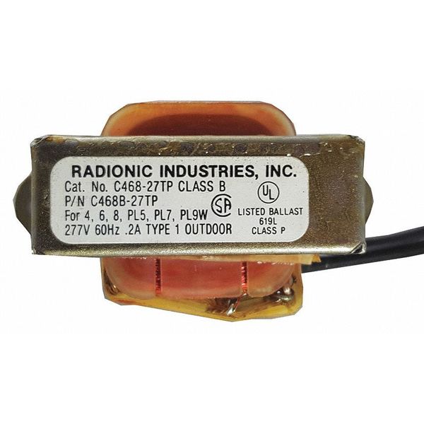 Radionic Hi-Tech Ballast, 277V, 4 to 9W, Class B, TP C468B-27TP