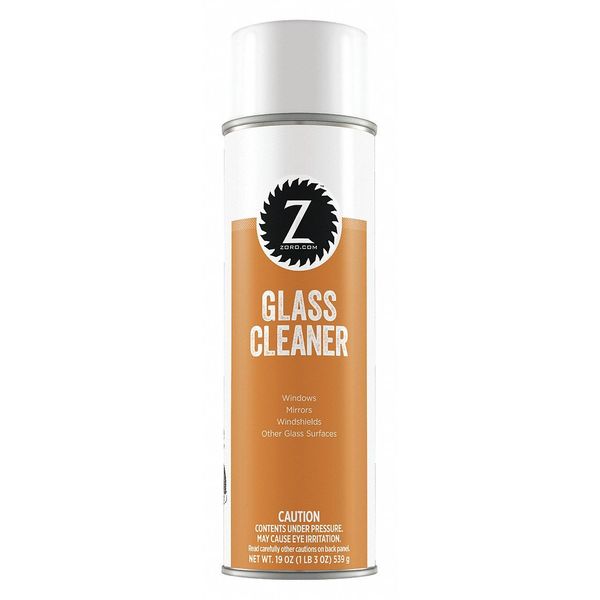 Zoro Foam Glass Cleaner, 20 oz., Perfume, Aerosol Can G4151415