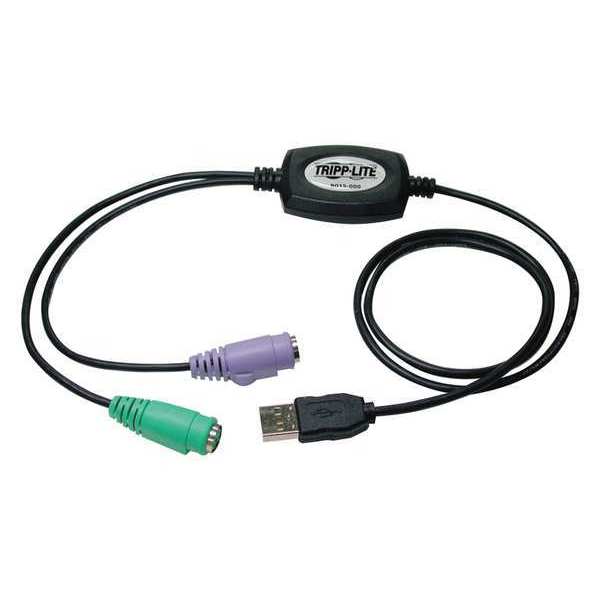 Tripp Lite USB Adapter, PS/2, Keyboard, Mouse B015-000