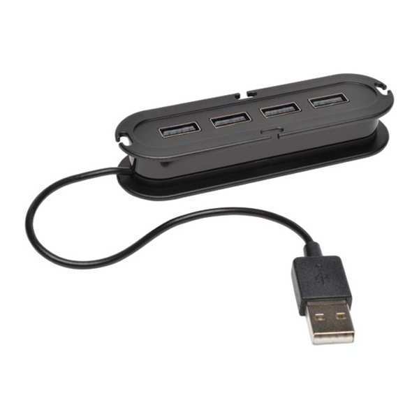 Tripp Lite USB 2.0 Hub, Hi-Speed, 4-Port, Ultra-Mini U222-004