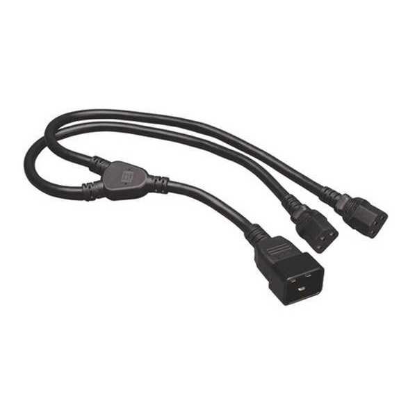 Tripp Lite Power Cord, HD, C20 to C13, 15A, 14AWG, 2ft P032-002-2C13
