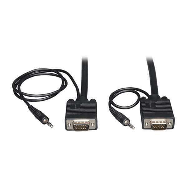 Tripp Lite Coax Cable, Audio, VGA, HD15, 3.5mm, RGB, 35ft P504-035