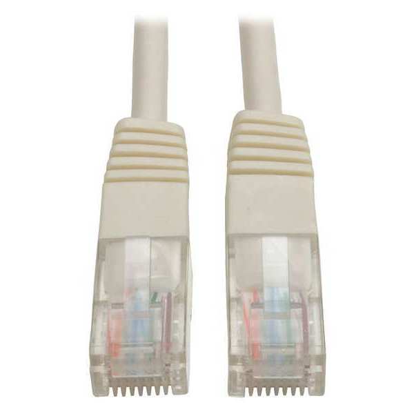 Tripp Lite Cat5e Cable, Molded, RJ45 M/M, White, 5ft N002-005-WH