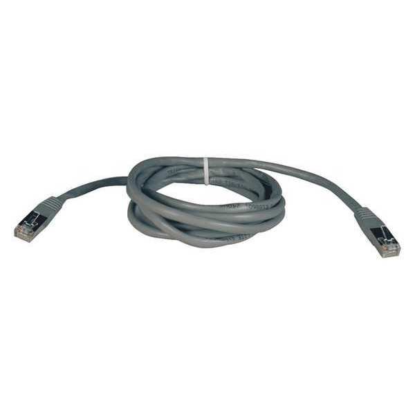 Tripp Lite Cat5e Cable, Molded, Shielded, M/M, Gray, 7ft N105-007-GY