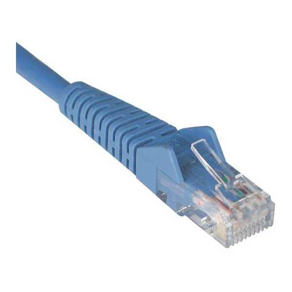 Tripp Lite Cat6 Cable, Snagless, Molded, RJ45, Blue, 4ft N201-004-BL