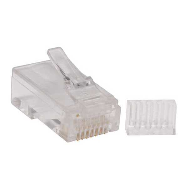 Tripp Lite Cat6 RJ45 Modular Connector Plug, 100Pack N230-100