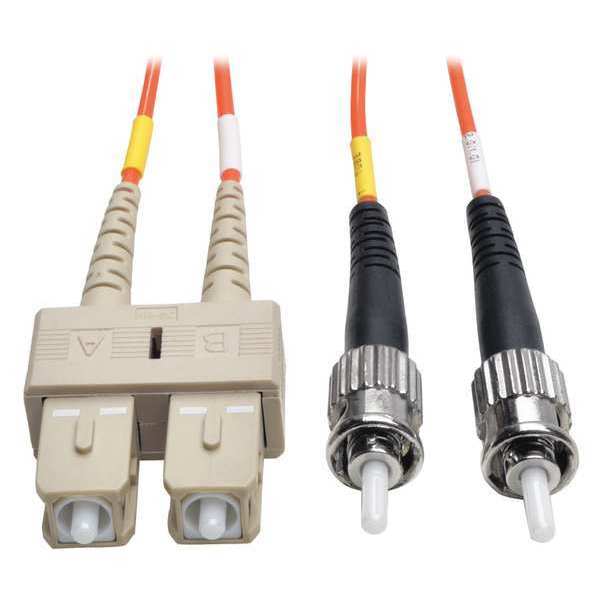 Tripp Lite Fiber Optic Cable, Dplx, MMF, 50, SC/ST, 6m N504-02M