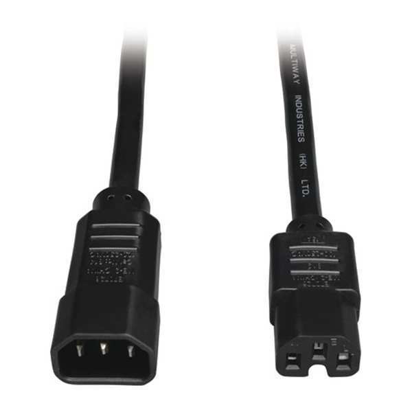 Tripp Lite Power Cord, HD, C14 to C15, 15A, 14AWG, 6ft P018-006