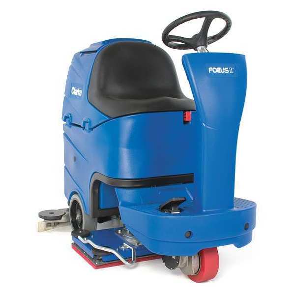 Clarke Rider Floor Scrubber, 28 in., w/Chem. 56382633