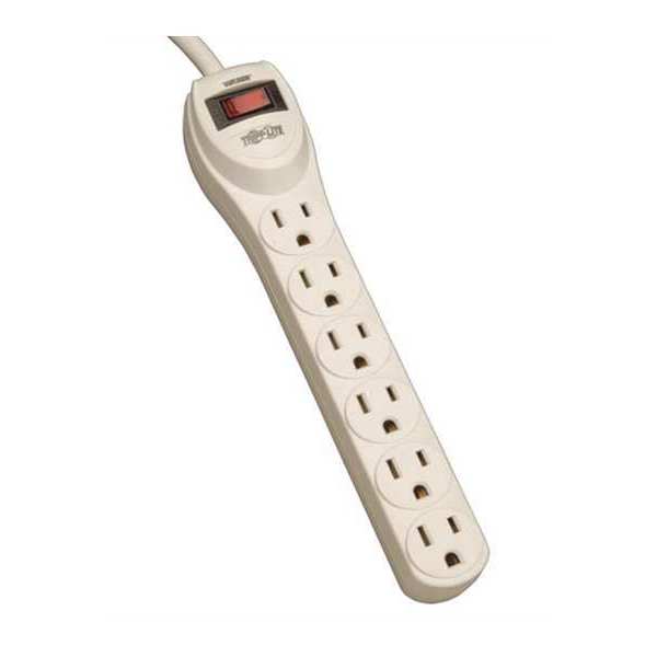 Tripp Lite Power Strip, 6-Outlet, Industrial, 4ft cord PS6