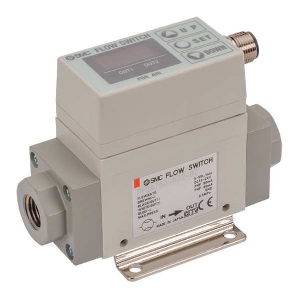Smc Digital Flow Switch 1-10L/min PF2A750-N02-67