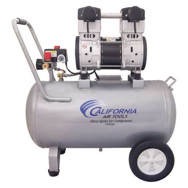 California Air Tools Ultra Quiet Oil-Free Air Compressor 15 gal 2-HP Only 67 dB 15020C