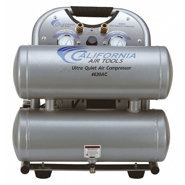 California Air Tools Ultra Quiet Oil-Free 4.6 gal 2-HP 220V Only 60 dB 4620AC-22060