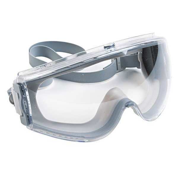 Honeywell Uvex Goggles, Stealth Safety, Gray, Clear Lens 763-S3960C