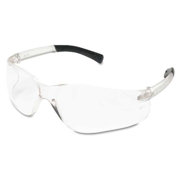 Mcr Safety Safety Glasses, Clear Scratch-Resistant BK110