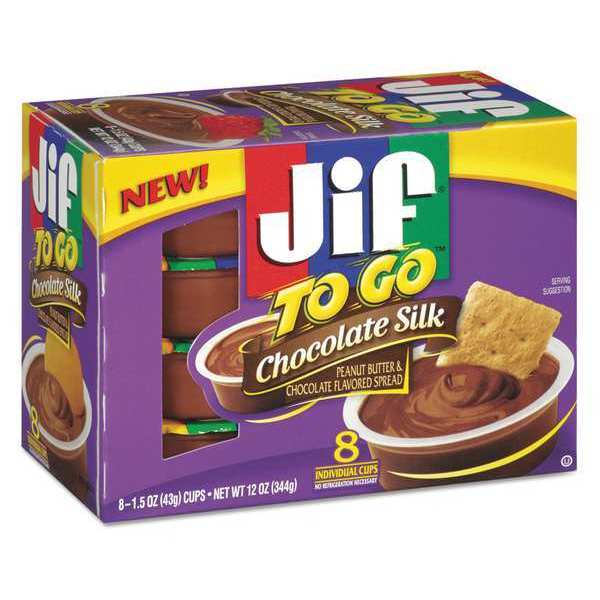 Jif Jif To Go Chocolate Silk Cups, 8 PK 5150024112